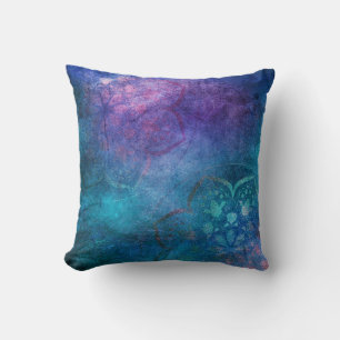 De turkooise en Groene Elegante Bloem van Lotus Kussen