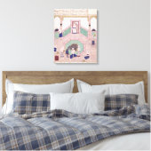 De Turkse eed Canvas Afdruk (Insitu (Slaapkamer))