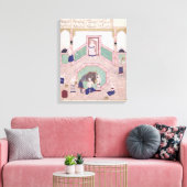 De Turkse eed Canvas Afdruk (Insitu (Woonkamer))