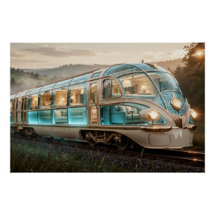 De Turquoise Lijn Perfect Poster