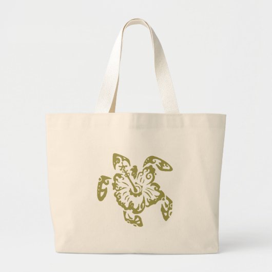 DE TURTLE TRIUMPING GROTE TOTE BAG (Voorkant)