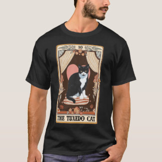 De Tuxedo Cat Tarot Kaart Tuxedo Cat Tuxedo Moeder T-shirt
