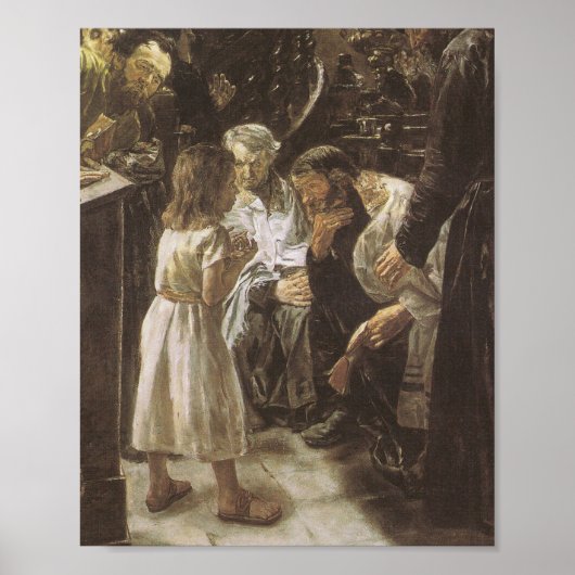 De twaalf jaar oude Jezus in de tempel 1879 Poster (Voorkant)