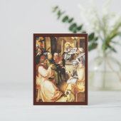 De twaalf jaar oude Jezus in de tempel Briefkaart (Staand voorkant)
