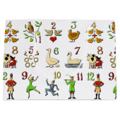 De twaalf kerstdagen large cadeautasje (Voorkant)