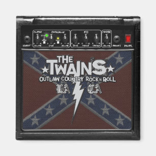 De TWAINS Dixie Amp Magnet. Magneet