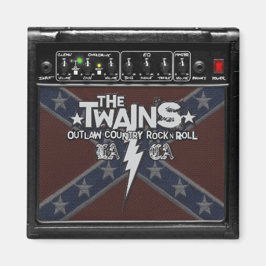 De TWAINS Dixie Amp Magnet! Magneet (Voorkant)
