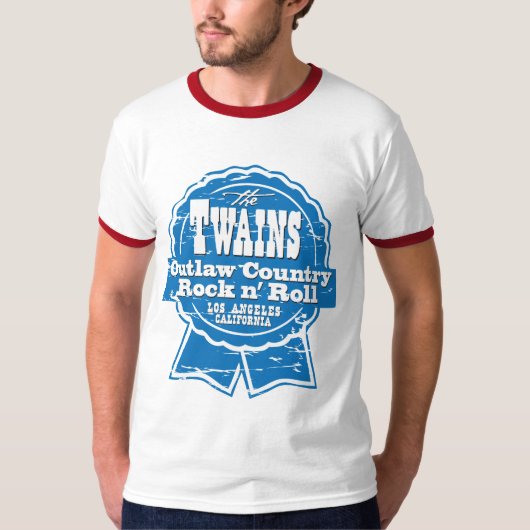 De TWAINS drinken T-Shirt. T-shirt (Voorkant)