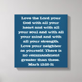 De twee grootste geboden canvas afdruk (Voorkant)