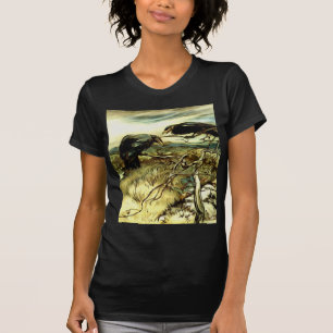 De twee kraaien of de twee Corbies maken een mane T-shirt