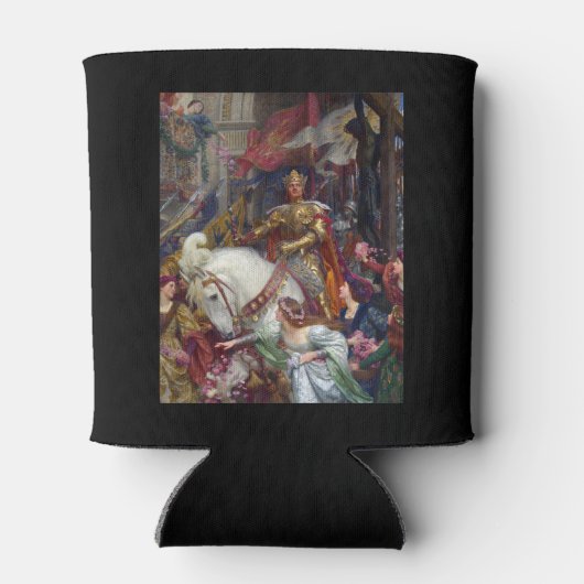 De twee kronen, 1900 door Frank Dicksee Blikjeskoeler (Achterkant)