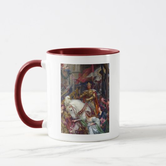 De twee kronen, 1900 door Frank Dicksee Mok (Links)