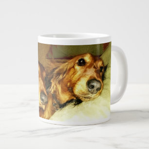 De twee langwerpige dachshunds jumbo beker