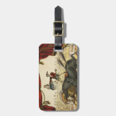 De twee paardenacts zijn Circus Performance, Circa Bagagelabel (Voorkant verticaal)