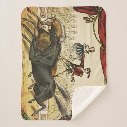 De twee paardenacts zijn Circus Performance, Circa Sherpa Deken (Voorkant)