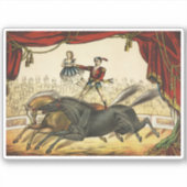 De twee paardenacts zijn Circus Performance, Circa Sticker (Voorkant)