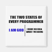 De twee staten van elke programmeur magneet (Voorkant)