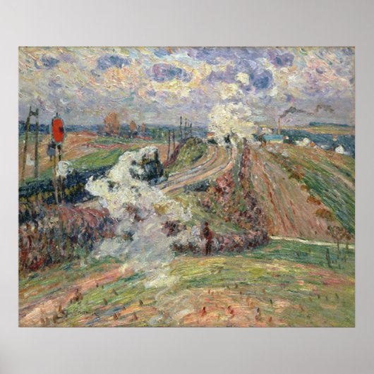 De twee treinen poster (Voorkant)