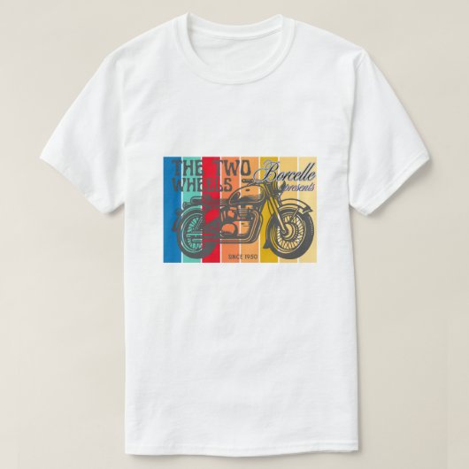 De twee wielen van de Borcelle Présents T-shirt (Design voorkant)