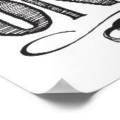 De twee worden één Poster van de kunst (Hoek)