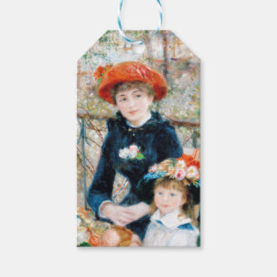 De twee zussen op de terrace Auguste Renoir Cadeaulabel