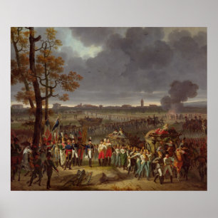 De tweede belegering van Mantua Poster