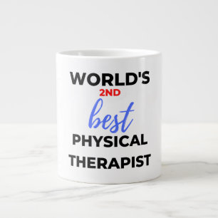 De tweede beste fysieke therapist ter wereld 2 extra grote beker