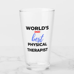 De tweede beste fysieke therapist ter wereld 2 glas