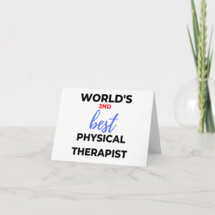 De tweede beste fysieke therapist ter wereld 2 kaart
