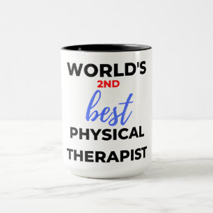 De tweede beste fysieke therapist ter wereld 2 mok