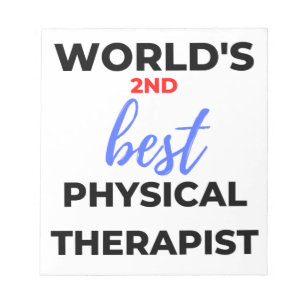 De tweede beste fysieke therapist ter wereld 2 notitieblok