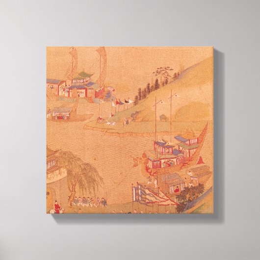 De tweede keizer van Sui, Yangdi Canvas Afdruk (Voorkant)