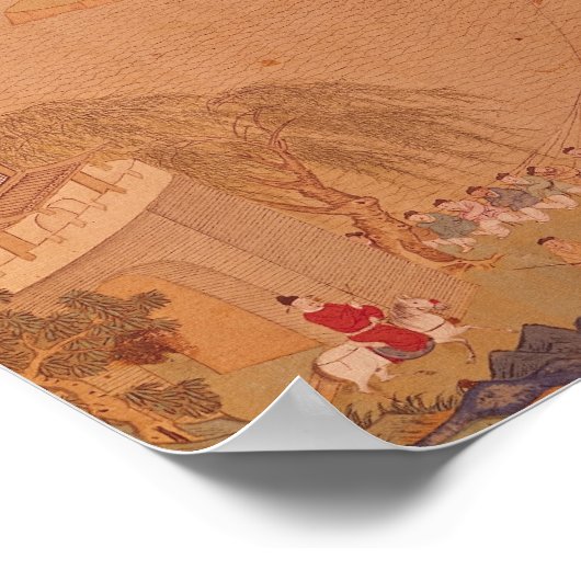 De tweede keizer van Sui, Yangdi Poster (Hoek)