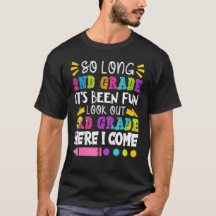 De tweede klas is de laatste dag van Schoo. T-shirt