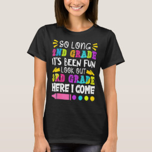 De tweede klas is de laatste dag van Schoo. T-shirt