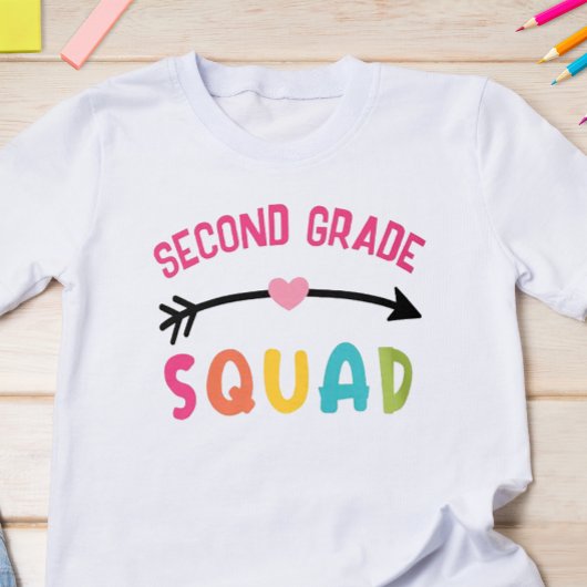 De tweede klas Squad School T-shirt