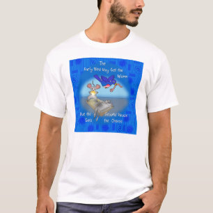 De tweede muis krijgt de kaas t-shirt