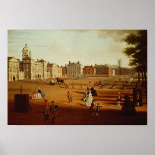 De tweede voetballer op de parade bij de horeca poster