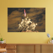 De Tweede Wereldoorlog Iwo Jima Memorial Arlington Canvas Afdruk (Insitu (Woonkamer))