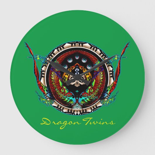 De Tweelingen van de draak Grote Klok (Voorkant)