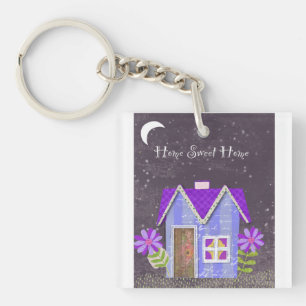 De Twilight Garden (Maagdenpalm & Indigo) Sleutelhanger