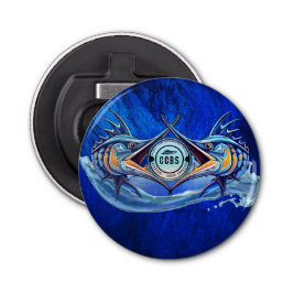 De Twin Marlin knop flesopener Button Flesopener