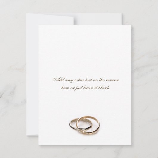 De twins sparen de Uitnodiging van de Datum (Achterkant)