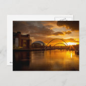 De Tyne bij Sunset Briefkaart (Voorkant / Achterkant)