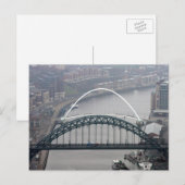 De Tyne Bridge en de Millenniumbrug Briefkaart (Voorkant / Achterkant)