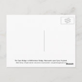 De Tyne Bridge en de Millenniumbrug Briefkaart (Achterkant)