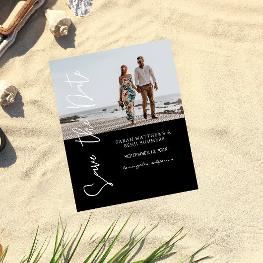 De Typografie van de Foto van de begroting sparen  Flyer