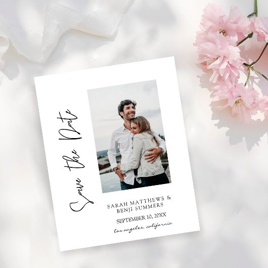 De Typografie van de Foto van de begroting sparen Flyer