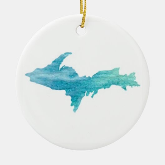 De U.P., Michigan's Ornament op het hoogste schier (Voorkant)