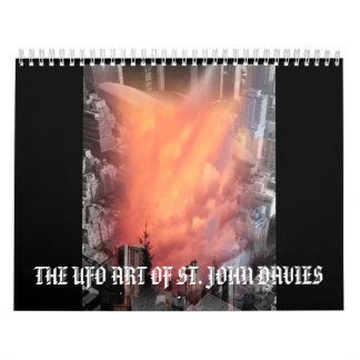 DE UFO-KUNST VAN ST. JOHN DAVES KALENDER